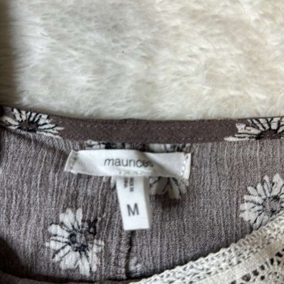 NWT Maurice’s Floral Square Neck‎ Shirt - Picture 5 of 7